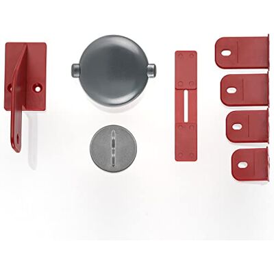 Reer 71081 dubbel deurslot voor kinderkast van Schwäbischen Experts, grijs Reer 71081 dubbel deurslot voor kinderkast van Schwäbischen Experts, grijs