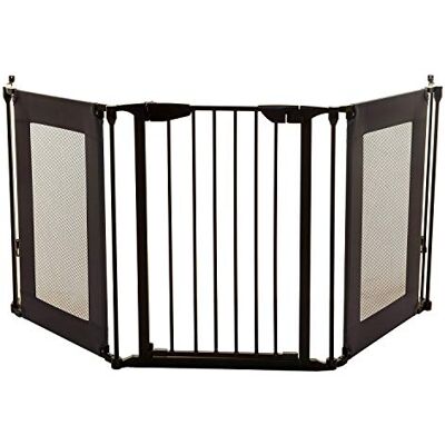 Dreambaby Adapta kinderbeschermingsrooster Denver met 3 panelen voor een opening van 85,5 tot 200 cm breedte. 74 cm hoog, met Smart Stay Open functie, zwart, model F2060BB Dreambaby Adapta kinderbeschermingsrooster Denver met 3 panelen voor een opening van 85,5 tot 200 cm breedte. 74 cm hoog, met Smart Stay Open functie, zwart, model F2060BB