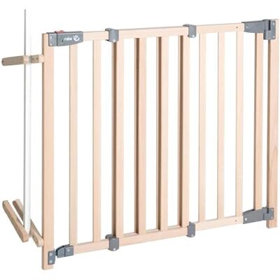 roba Safety Up veiligheidshek voor baby's, automatische sluiting, voor deuren en trappen van 93,5 tot 120,5 cm, naturel roba Safety Up veiligheidshek voor baby's, automatische sluiting, voor deuren en trappen van 93,5 tot 120,5 cm, naturel