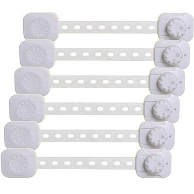 Dreambaby Twist 'N Lock 6 stuks wit Dreambaby Twist 'N Lock 6 stuks wit