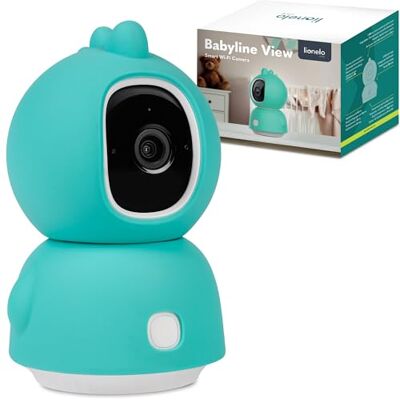 Lionelo Babyline View 330° draaibare bewakingscamera app-gestuurde elektronische babyfoon bidirectionele communicatie bewegingsmelder temperatuur nachtmodus cryDetector Lionelo Babyline View 330° draaibare bewakingscamera app-gestuurde elektronische babyfoon bidirectionele communicatie bewegingsmelder temperatuur nachtmodus cryDetector