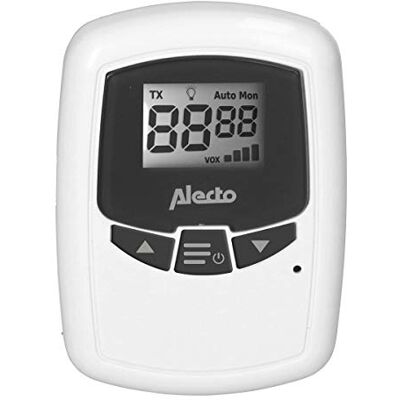 Alecto DBX-80BU babyfoon DBX-80 babyfoon, wit/grijs Alecto DBX-80BU babyfoon DBX-80 babyfoon, wit/grijs