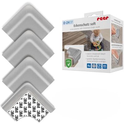 Reer Zacht, 4 stuks, beetbestendig, getest op schadelijke stoffen, grijs Reer Zacht, 4 stuks, beetbestendig, getest op schadelijke stoffen, grijs