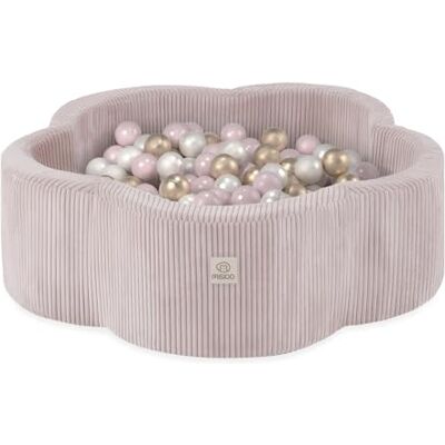 MISIOO Ballenbad voor kinderen, 95 x 30 cm, 300 ballen (6 cm), babyspeelgoed vanaf 1 jaar, perfect voor peuters en plezier MISIOO Ballenbad voor kinderen, 95 x 30 cm, 300 ballen (6 cm), babyspeelgoed vanaf 1 jaar, perfect voor peuters en plezier
