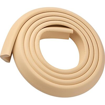 ABUS Peter randbescherming tegen stoten op tafels, kasten, meubels, extra dik, 240 cm lang, flexibel en in te korten, beige, 73139 ABUS Peter randbescherming tegen stoten op tafels, kasten, meubels, extra dik, 240 cm lang, flexibel en in te korten, beige, 73139