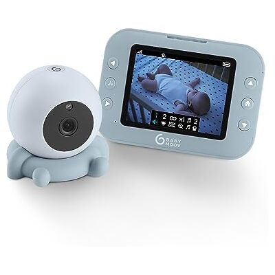 Babymoov Babyfoon YOO Roll draadloze camera, oplaadbare batterijen, batterijduur 10 uur, 3,5 inch display, infraroodkwaliteit, slaapliedjes, bereik 300 m Babymoov Babyfoon YOO Roll draadloze camera, oplaadbare batterijen, batterijduur 10 uur, 3,5 inch display, infraroodkwaliteit, slaapliedjes, bereik 300 m