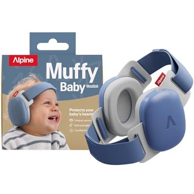 Alpine Muffy Baby 24 dB, innovatieve gehoorbescherming voor baby's en kinderen tot 4 jaar, ultiem comfort, reizen, vuurwerk, optredens, CE-gecertificeerd, Comfort Denim Blue, Eén maat Eén maat Alpine Muffy Baby 24 dB, innovatieve gehoorbescherming voor baby's en kinderen tot 4 jaar, ultiem comfort, reizen, vuurwerk, optredens, CE-gecertificeerd, Comfort Denim Blue, Eén maat Eén maat
