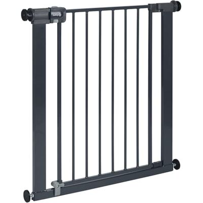 Safety 1st Easy Close Metal Gate, traphek voor kinderen, druk 73-80 cm (max. 108 cm), kinderveiligheidsrooster eenvoudig met één hand te sluiten, zonder schroeven en boren, dubbele vergrendeling, Safety 1st Easy Close Metal Gate, traphek voor kinderen, druk 73-80 cm (max. 108 cm), kinderveiligheidsrooster eenvoudig met één hand te sluiten, zonder schroeven en boren, dubbele vergrendeling,
