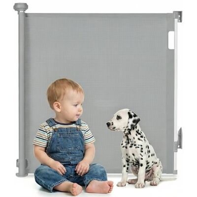 Lionelo Thea veiligheidshek, intrekbaar, voor baby's en honden, hoogte 85 cm Lionelo Thea veiligheidshek, intrekbaar, voor baby's en honden, hoogte 85 cm