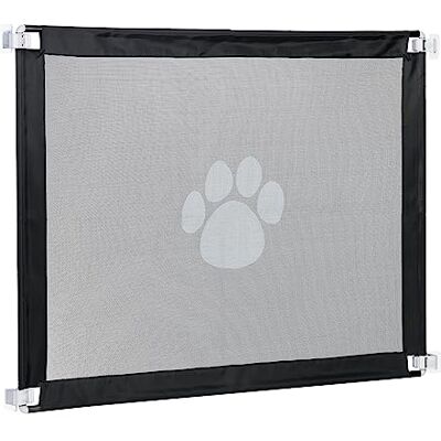 Relaxdays Huisdierbeschermingsrooster voor deur en trap, kunststof en nylon, om te lijmen of te boren, zwart, 80 x 99 cm Relaxdays Huisdierbeschermingsrooster voor deur en trap, kunststof en nylon, om te lijmen of te boren, zwart, 80 x 99 cm