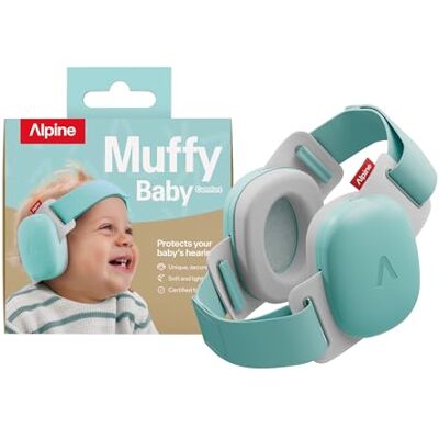 Alpine Muffy Baby 24 dB, innovatieve gehoorbescherming voor baby's en kinderen tot 4 jaar, ultiem comfort, reizen, vuurwerk, optredens, CE-gecertificeerd, Comfort Aqua Blue, Eén maat Eén maat Alpine Muffy Baby 24 dB, innovatieve gehoorbescherming voor baby's en kinderen tot 4 jaar, ultiem comfort, reizen, vuurwerk, optredens, CE-gecertificeerd, Comfort Aqua Blue, Eén maat Eén maat