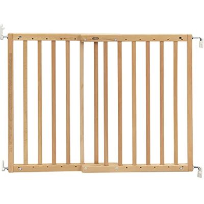 ABUS JC9220 NIC Deurbeschermingsrooster voor kinderen en baby's, 63 tot 103,5 cm breed, van onbehandeld beukenhout ABUS JC9220 NIC Deurbeschermingsrooster voor kinderen en baby's, 63 tot 103,5 cm breed, van onbehandeld beukenhout