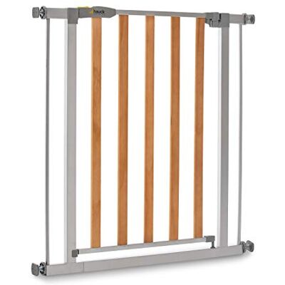 hauck Veiligheidshek voor kinderen, hout Lock 2, zonder boren, van 75 tot 80 cm, uittrekbaar met verlengingen (niet inbegrepen), metaal en hout/grijs hauck Veiligheidshek voor kinderen, hout Lock 2, zonder boren, van 75 tot 80 cm, uittrekbaar met verlengingen (niet inbegrepen), metaal en hout/grijs