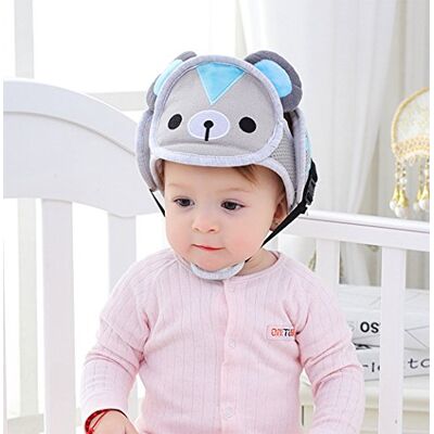 Hillento Veiligheidshelm voor baby's, anti-botsing, hoofdbescherming, verstelbaar harnas, schokbestendig, hoofdkussen Eén maat Hillento Veiligheidshelm voor baby's, anti-botsing, hoofdbescherming, verstelbaar harnas, schokbestendig, hoofdkussen Eén maat