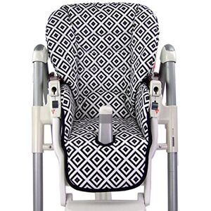 Babys-Dreams BambiniWelt vervangende kussensloop voor Peg Perego Prima Pappa Diner (witte ruit) Babys-Dreams BambiniWelt vervangende kussensloop voor Peg Perego Prima Pappa Diner (witte ruit)