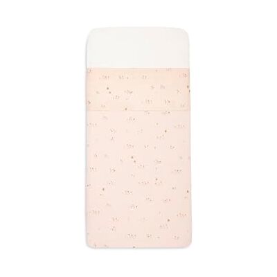 Jollein Drap de berceau, Pretty Picnic, 75 x 100 cm, pour berceau, 100% coton, drap sans élastique, certifié OEKO-TEX Jollein Drap de berceau, Pretty Picnic, 75 x 100 cm, pour berceau, 100% coton, drap sans élastique, certifié OEKO-TEX