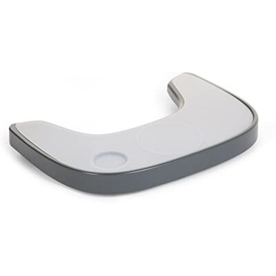 Childhome , Plank voor kinderstoel Evolu 2, in diepte verstelbaar, eenvoudige installatie, met siliconen onderlegger, antislip, gemakkelijk te reinigen, antraciet Childhome , Plank voor kinderstoel Evolu 2, in diepte verstelbaar, eenvoudige installatie, met siliconen onderlegger, antislip, gemakkelijk te reinigen, antraciet