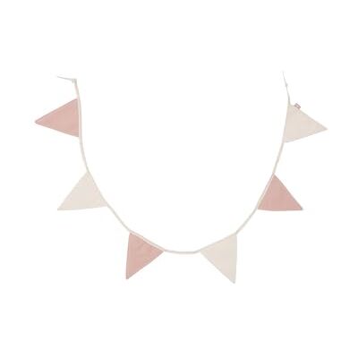 Jollein Wild Pink/Ivoor 200 cm Vlaggen 719-602-68013 Jollein Wild Pink/Ivoor 200 cm Vlaggen 719-602-68013