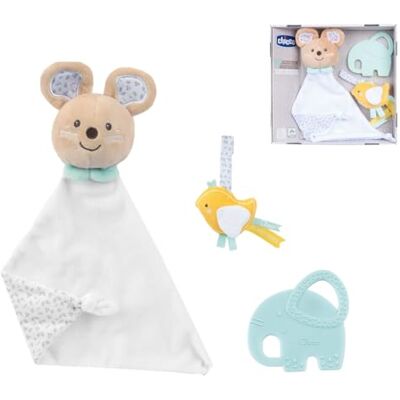 Chicco , My Sweet DouDouDou, zachte knuffeldeken Mickey Mouse, zachte fopspeen houder van zacht fluweel, olifantenmassageapparaat met reliëftextuur, cadeau-ideeën voor baby's vanaf 0 maanden Chicco , My Sweet DouDouDou, zachte knuffeldeken Mickey Mouse, zachte fopspeen houder van zacht fluweel, olifantenmassageapparaat met reliëftextuur, cadeau-ideeën voor baby's vanaf 0 maanden