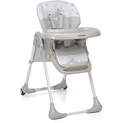Foppapedretti Chaise haute de réunion, enfants de 6 mois à 3 ans (jusqu'à 15 kg), assise/repose-pieds/dossier réglable, panier porte-objets, stable et confortable, avec rembourrage lavable, Foppapedretti Chaise haute de réunion, enfants de 6 mois à 3 ans (jusqu'à 15 kg), assise/repose-pieds/dossier réglable, panier porte-objets, stable et confortable, avec rembourrage lavable,