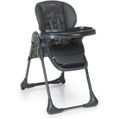 Foppapedretti Gourmand Opvouwbare kinderstoel voor kinderen van 6 tot 36 maanden (max. 15 kg), grafiet Foppapedretti Gourmand Opvouwbare kinderstoel voor kinderen van 6 tot 36 maanden (max. 15 kg), grafiet