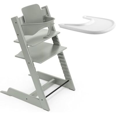 Stokke Tripp Trapp kinderstoel (ijsgroen) met dienblad (wit) inclusief stoel + babyset 2 voor kinderen van 6 tot 36 maanden verstelbaar, ergonomisch en gemakkelijk te reinigen Stokke Tripp Trapp kinderstoel (ijsgroen) met dienblad (wit) inclusief stoel + babyset 2 voor kinderen van 6 tot 36 maanden verstelbaar, ergonomisch en gemakkelijk te reinigen