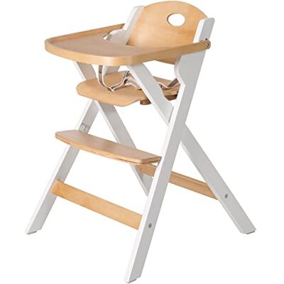 roba Fold Up Smart kinderstoel – ruimtebesparend opvouwbaar + dienblad – tweekleurig hout roba Fold Up Smart kinderstoel – ruimtebesparend opvouwbaar + dienblad – tweekleurig hout