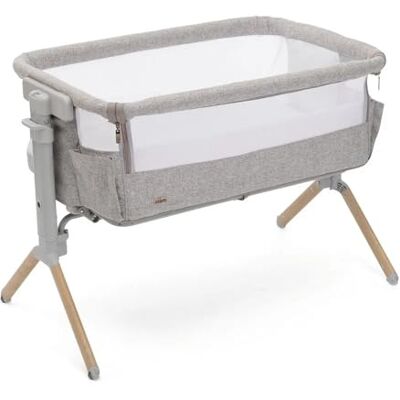 Chicco Next2Me Harmonia, berceau pour bébé hanche, lit ouvert, 11 niveaux de hauteur, hauteur réglable de 66 à 83 cm, 4 roues, excellente circulation de l'air, gris clair chiné Chicco Next2Me Harmonia, berceau pour bébé hanche, lit ouvert, 11 niveaux de hauteur, hauteur réglable de 66 à 83 cm, 4 roues, excellente circulation de l'air, gris clair chiné