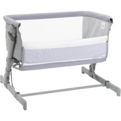 Chicco Next2Me Go Babywieg, zijbed, compatibel met meerdere bedden, in hoogte verstelbaar, goede luchtcirculatie, reiswieg, reisbed, opvouwbaar, lichtgrijs Chicco Next2Me Go Babywieg, zijbed, compatibel met meerdere bedden, in hoogte verstelbaar, goede luchtcirculatie, reiswieg, reisbed, opvouwbaar, lichtgrijs
