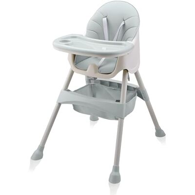 Baby Vivo Kinderstoel, 2-in-1, verstelbaar, voor kinderen, met afneembare plank van 6 maanden tot 3 jaar, hangmand, Oscar in turquoise Baby Vivo Kinderstoel, 2-in-1, verstelbaar, voor kinderen, met afneembare plank van 6 maanden tot 3 jaar, hangmand, Oscar in turquoise