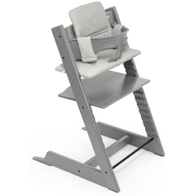 Stokke Tripp Trapp Kinderstoel (Storm Grey) met OCS kussen (Nordic Grey), inclusief Tripp Trapp, babyset 2 (6-36 maanden) kussen, verstelbaar, ergonomisch en gemakkelijk te reinigen Stokke Tripp Trapp Kinderstoel (Storm Grey) met OCS kussen (Nordic Grey), inclusief Tripp Trapp, babyset 2 (6-36 maanden) kussen, verstelbaar, ergonomisch en gemakkelijk te reinigen