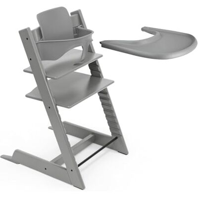 Stokke Tripp Trapp kinderstoel (Storm Grey) met dienblad (Storm Grey) Inclusief stoel + Baby Set 2 voor kinderen van 6 tot 36 maanden Verstelbaar, ergonomisch en gemakkelijk te reinigen Stokke Tripp Trapp kinderstoel (Storm Grey) met dienblad (Storm Grey) Inclusief stoel + Baby Set 2 voor kinderen van 6 tot 36 maanden Verstelbaar, ergonomisch en gemakkelijk te reinigen