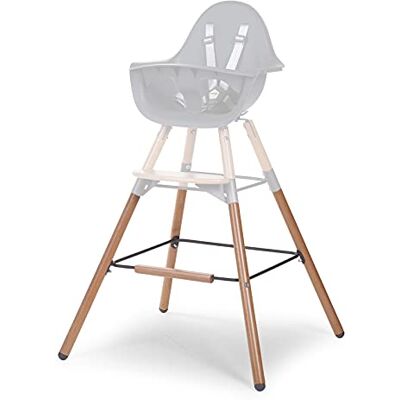 Childhome , Extra lange voetenset voor kinderstoel Evolu 2, past in hoogte 90 cm, keukeneiland of bar, voetensteun, beukenhout, eenvoudig te monteren, kleur antraciet Childhome , Extra lange voetenset voor kinderstoel Evolu 2, past in hoogte 90 cm, keukeneiland of bar, voetensteun, beukenhout, eenvoudig te monteren, kleur antraciet