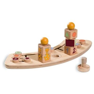 hauck Play Sorting, Giraffe Houten opbergspel compatibel met Play Tray dienblad voor kinderstoel voor gelei Alpha+, Beta+ en Arketa Zintuiglijk speelgoed voor 18 maanden hauck Play Sorting, Giraffe Houten opbergspel compatibel met Play Tray dienblad voor kinderstoel voor gelei Alpha+, Beta+ en Arketa Zintuiglijk speelgoed voor 18 maanden