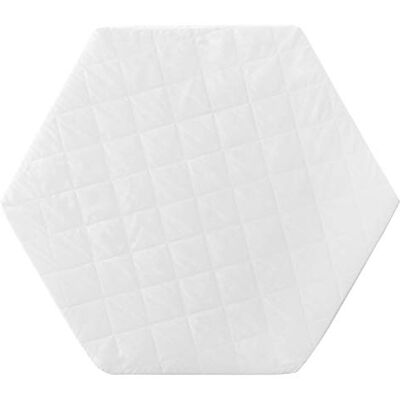 roba Matras voor rooster, zeshoekig, geschikt voor de box 0232 of met buitendiameter max. 120 cm, matras voor zeshoekig looprooster, wit matras, gewatteerd, 120 cm. roba Matras voor rooster, zeshoekig, geschikt voor de box 0232 of met buitendiameter max. 120 cm, matras voor zeshoekig looprooster, wit matras, gewatteerd, 120 cm.