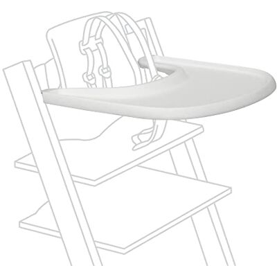 Stokke Dienblad, wit, compatibel met de Tripp Trapp Baby set, eenvoudig te bedienen en te reinigen, van BPA-vrij kunststof, voor kinderen van 6 tot 36 maanden Stokke Dienblad, wit, compatibel met de Tripp Trapp Baby set, eenvoudig te bedienen en te reinigen, van BPA-vrij kunststof, voor kinderen van 6 tot 36 maanden