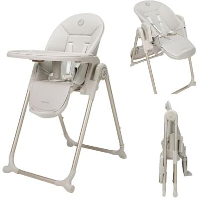 Maxi-Cosi Ava2 Kinderstoel, 0-3 jaar (max. 15 kg), inklapbaar, licht (9,45 kg), 4 hellingsinstellingen en 5 hoogtes, afneembaar dienblad met één hand, 2 wielen, beige Maxi-Cosi Ava2 Kinderstoel, 0-3 jaar (max. 15 kg), inklapbaar, licht (9,45 kg), 4 hellingsinstellingen en 5 hoogtes, afneembaar dienblad met één hand, 2 wielen, beige