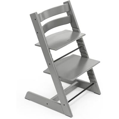 Stokke Tripp Trapp stoel, stormgrijs, verstelbare converteerbare stoel, voor peuters, kinderen en volwassenen, praktisch, comfortabel en ergonomisch, klassiek design Stokke Tripp Trapp stoel, stormgrijs, verstelbare converteerbare stoel, voor peuters, kinderen en volwassenen, praktisch, comfortabel en ergonomisch, klassiek design