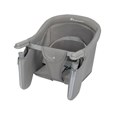 Bebeconfort Malva, Babytafelstoel om vast te klikken, 6 maanden 3 jaar (15 kg), veilige en stabiele bevestiging, zitting en fleece, eenvoudige installatie, compact opvouwbaar, licht (1,8 kg), mineraalgrijs Bebeconfort Malva, Babytafelstoel om vast te klikken, 6 maanden 3 jaar (15 kg), veilige en stabiele bevestiging, zitting en fleece, eenvoudige installatie, compact opvouwbaar, licht (1,8 kg), mineraalgrijs