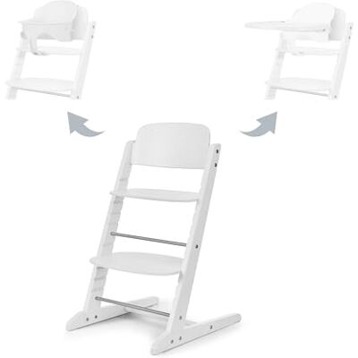 Cybex IRIS Gold 3-in-1 kinderstoel, groeien met de baby, 6 maanden 99 jaar, met set en babydienblad, beukenhout/kunststof, geheel wit Cybex IRIS Gold 3-in-1 kinderstoel, groeien met de baby, 6 maanden 99 jaar, met set en babydienblad, beukenhout/kunststof, geheel wit