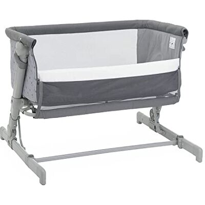Chicco Next2Me Go Babywieg, zijbed, compatibel met meerdere bedden, in hoogte verstelbaar, goede luchtcirculatie, reiswieg, reisbed, opvouwbaar, donkergrijs Chicco Next2Me Go Babywieg, zijbed, compatibel met meerdere bedden, in hoogte verstelbaar, goede luchtcirculatie, reiswieg, reisbed, opvouwbaar, donkergrijs
