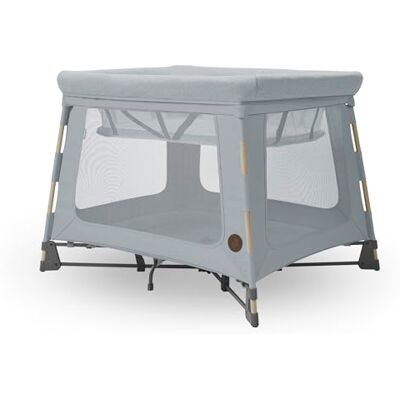 Maxi-Cosi Swift 3-in-1 babyparaplubed, 0-3 jaar en een half jaar, tot 15 kg, lichtgewicht reisbed, 2-in-1 matras, ultralicht, opvouwbaar in 1 seconde, reistas, Eco Care, Beyond Grey Maxi-Cosi Swift 3-in-1 babyparaplubed, 0-3 jaar en een half jaar, tot 15 kg, lichtgewicht reisbed, 2-in-1 matras, ultralicht, opvouwbaar in 1 seconde, reistas, Eco Care, Beyond Grey