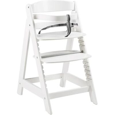 roba Sit Up Click witte houten kinderstoel – in hoogte verstelbaar met slechts één klik – EPH-gecertificeerd – van 6 maanden tot 70 kg – met veiligheidsstang roba Sit Up Click witte houten kinderstoel – in hoogte verstelbaar met slechts één klik – EPH-gecertificeerd – van 6 maanden tot 70 kg – met veiligheidsstang