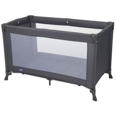 Chicco GoodNight Reisbed Comfortabel Slapen Paraplu-Opvouw Systeem Dubbele Veiligheid met Transporttas Peuterbed Kinderbed Babybed 0 tot 4 jaar Max. 15kg 122 x 70 x 75 cm Grijs Chicco GoodNight Reisbed Comfortabel Slapen Paraplu-Opvouw Systeem Dubbele Veiligheid met Transporttas Peuterbed Kinderbed Babybed 0 tot 4 jaar Max. 15kg 122 x 70 x 75 cm Grijs