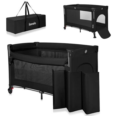 Lionelo Ellen 3-in-1 reisbed 0 tot 3 jaar, 2 matrashoogtes, tas Lionelo Ellen 3-in-1 reisbed 0 tot 3 jaar, 2 matrashoogtes, tas