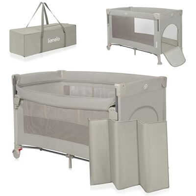 Lionelo Ellen 3-in-1 reisbed 0 tot 3 jaar, 2 matrashoogtes, tas Lionelo Ellen 3-in-1 reisbed 0 tot 3 jaar, 2 matrashoogtes, tas