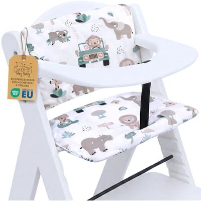 Totsy Baby Kinderstoelbekleding voor baby's, 2-delig, comfortabel babyzitkussen voor Hauck en Stokke kussens en hoezen voor kinderstoelen met coating Öko-Tex certificaat Afrika Totsy Baby Kinderstoelbekleding voor baby's, 2-delig, comfortabel babyzitkussen voor Hauck en Stokke kussens en hoezen voor kinderstoelen met coating Öko-Tex certificaat Afrika