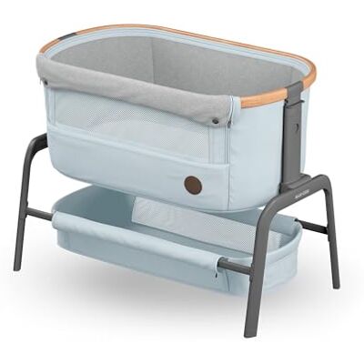 Maxi-Cosi Iora Cododo wieg, opvouwbaar, 0-6 maanden, max. 9 kg, 4 ligstanden en 5 hoogtestanden, schuifsysteem, comfortabele matras, grote mand, gemakkelijk te transporteren, grijs (Essential Grey) Maxi-Cosi Iora Cododo wieg, opvouwbaar, 0-6 maanden, max. 9 kg, 4 ligstanden en 5 hoogtestanden, schuifsysteem, comfortabele matras, grote mand, gemakkelijk te transporteren, grijs (Essential Grey)