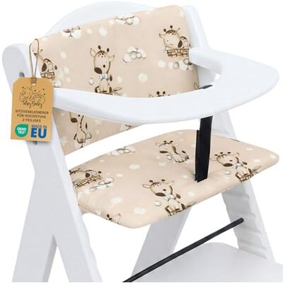 Totsy Baby Kinderstoelbekleding voor baby's, 2-delig, comfortabel babyzitkussen voor Hauck en Stokke kussens en hoezen voor kinderstoelen met Öko-Tex Giraffe-certificaatcoating Totsy Baby Kinderstoelbekleding voor baby's, 2-delig, comfortabel babyzitkussen voor Hauck en Stokke kussens en hoezen voor kinderstoelen met Öko-Tex Giraffe-certificaatcoating
