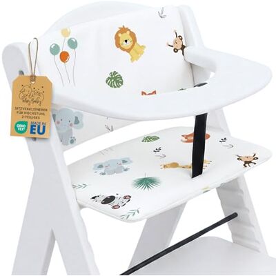 Totsy Baby Kinderstoelbekleding voor baby's, 2-delig, comfortabel babyzitkussen voor Hauck en Stokke kussens en hoezen voor kinderstoelen met Öko-Tex Safari-certificaatcoating Totsy Baby Kinderstoelbekleding voor baby's, 2-delig, comfortabel babyzitkussen voor Hauck en Stokke kussens en hoezen voor kinderstoelen met Öko-Tex Safari-certificaatcoating